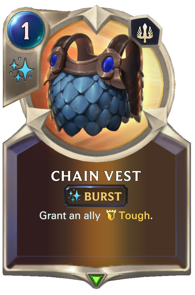 Chain Vest. Grant an ally Tough.