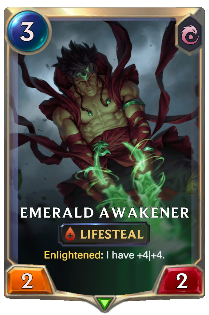 Emerald Awakener. Enlightened: I have +4|+4.
