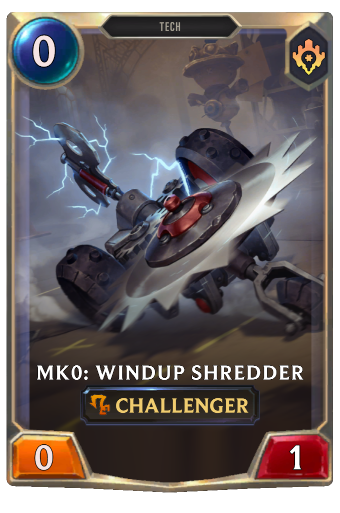 Mk0: Windup Shredder.