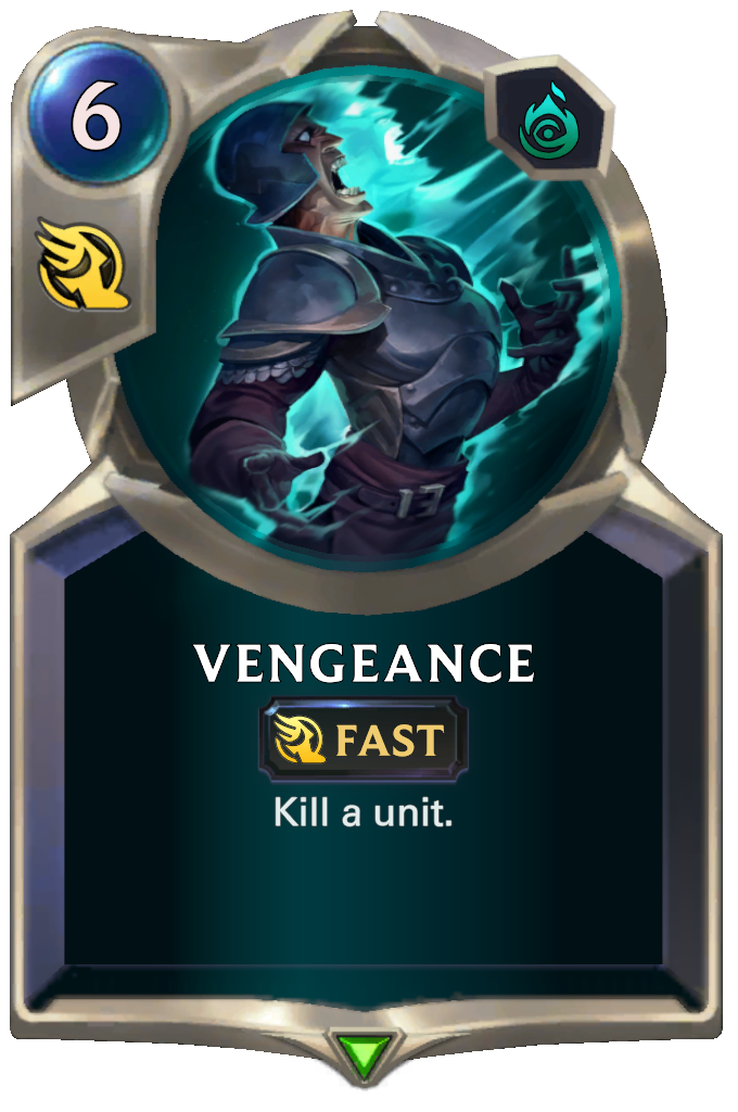 Vengeance. Kill a unit.