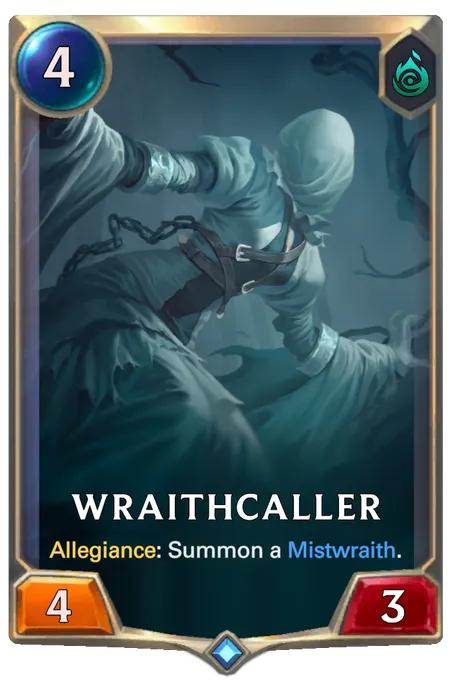 Wraithcaller. Allegiance: Summon a Mistwraith.