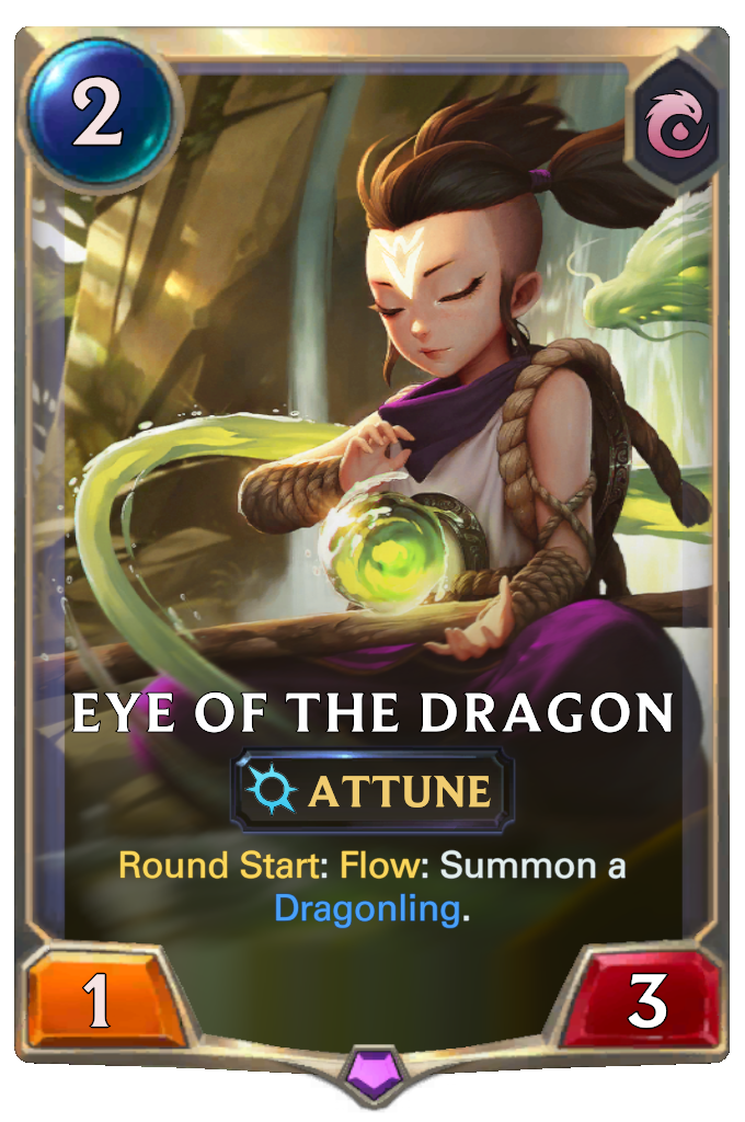 Eye of the Dragon. Round Start: Flow: Summon a Dragonling.