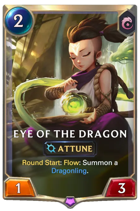 Eye of the Dragon. Round Start: Flow: Summon a Dragonling.