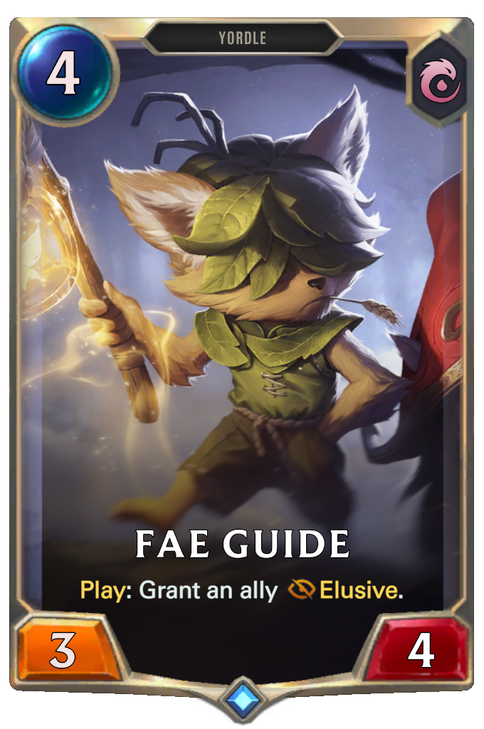 Fae Guide. Play: Grant an ally Elusive.