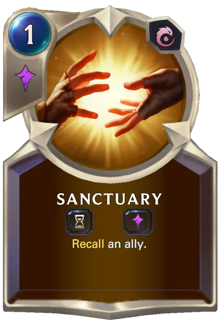 Sanctuary. Recall an ally.
