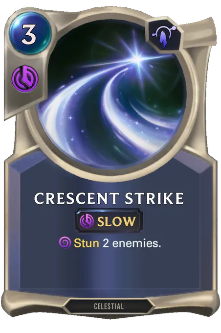 Crescent Strike. Stun 2 enemies.