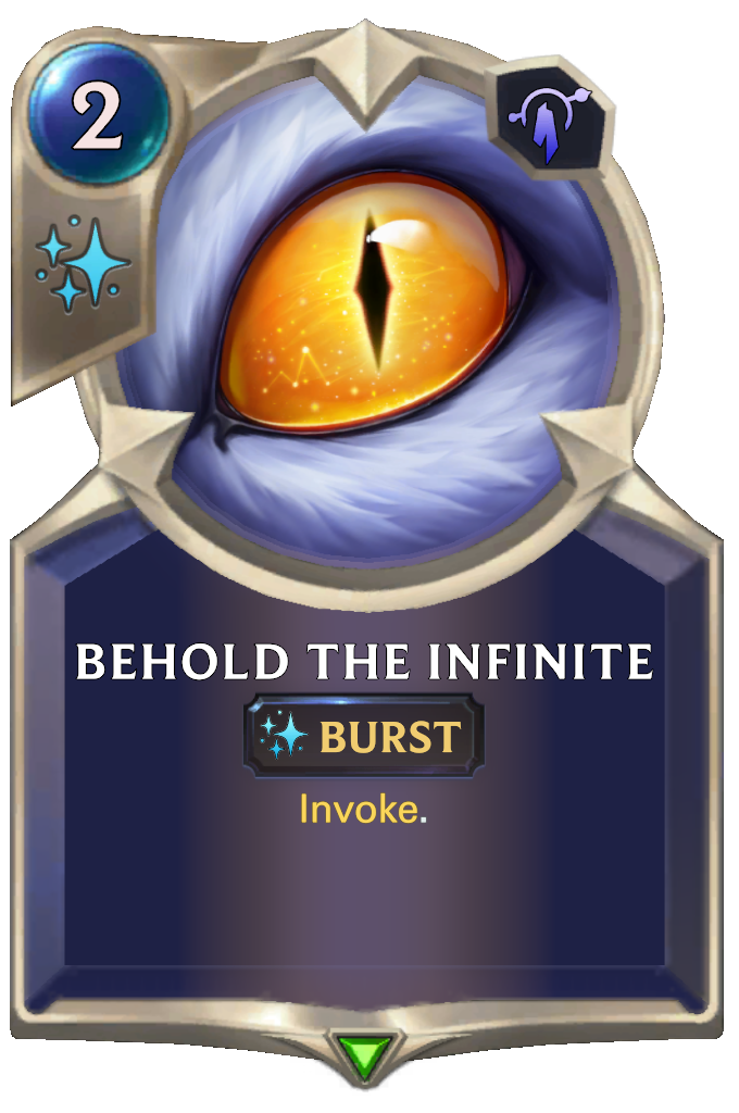 Behold the Infinite. Invoke.