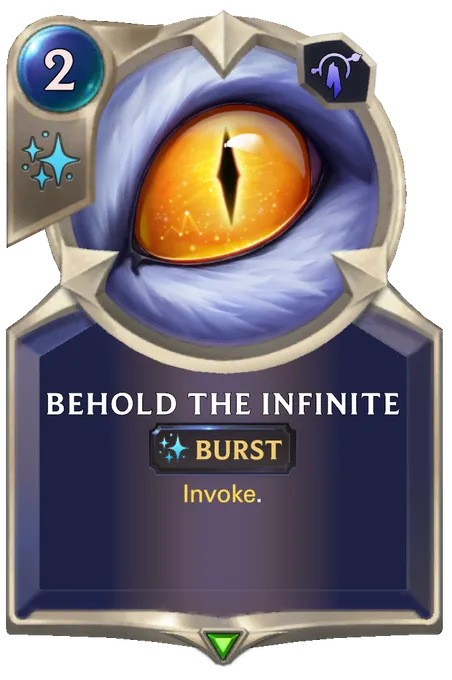 Behold the Infinite. Invoke.