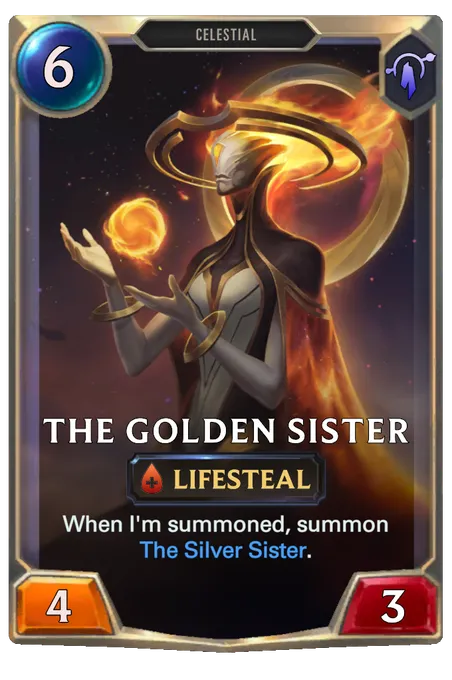 The Golden Sister. When I'm summoned, summon The Silver Sister.