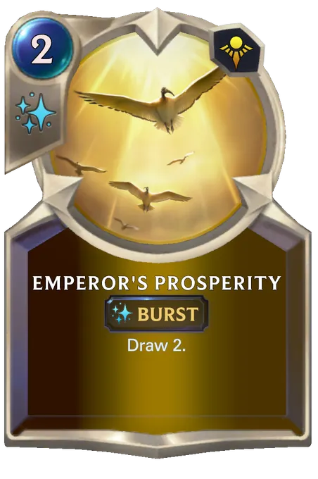 Emperor's Prosperity. Draw 2.