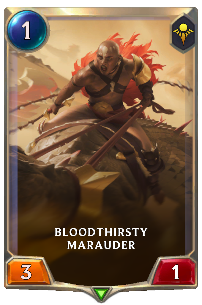 Bloodthirsty Marauder.