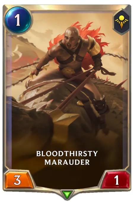 Bloodthirsty Marauder.