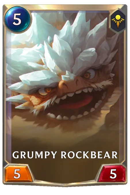 Grumpy Rockbear.