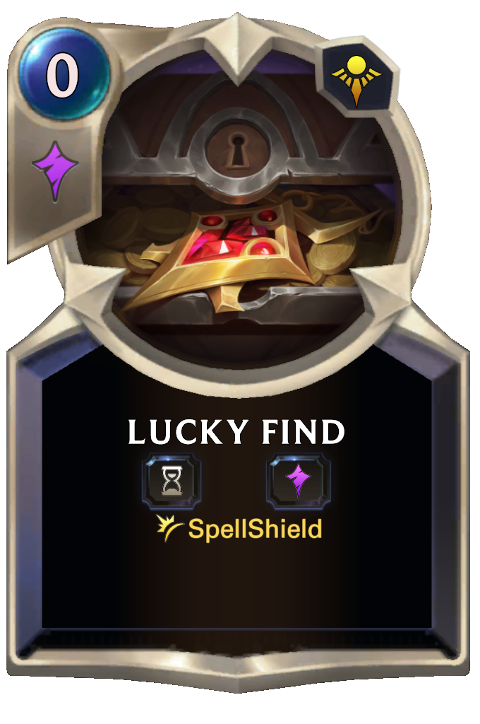 Lucky Find. SpellShield