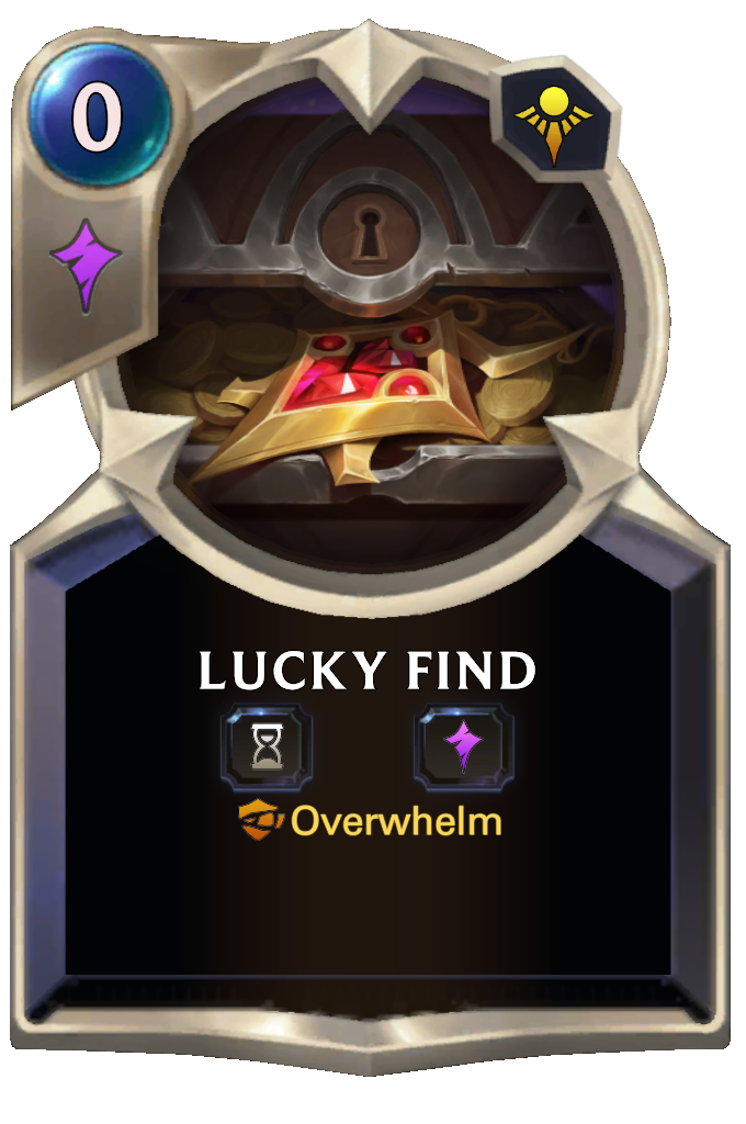 Lucky Find. Overwhelm