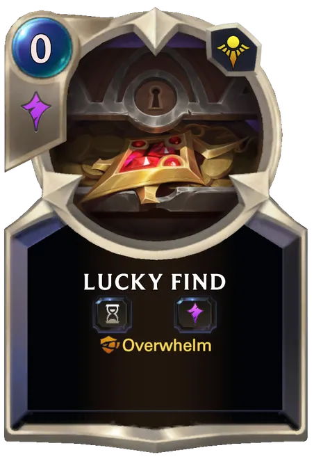 Lucky Find. Overwhelm