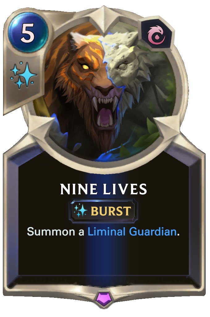 Nine Lives. Summon a Liminal Guardian.