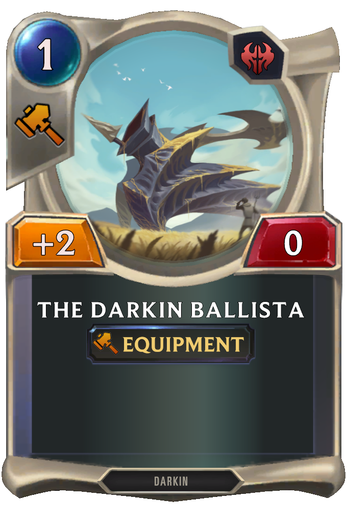 The Darkin Ballista.