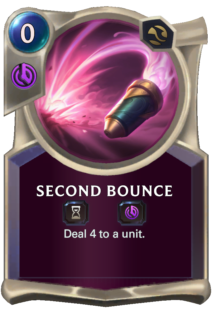 Second Bounce. Deal 4 to a unit.