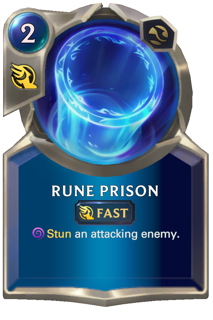 Rune Prison. Stun an attacking enemy.