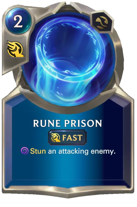 Rune Prison. Stun an attacking enemy.