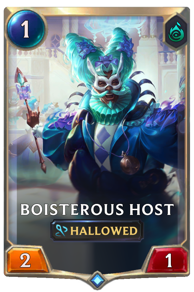 Boisterous Host.