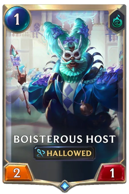 Boisterous Host.
