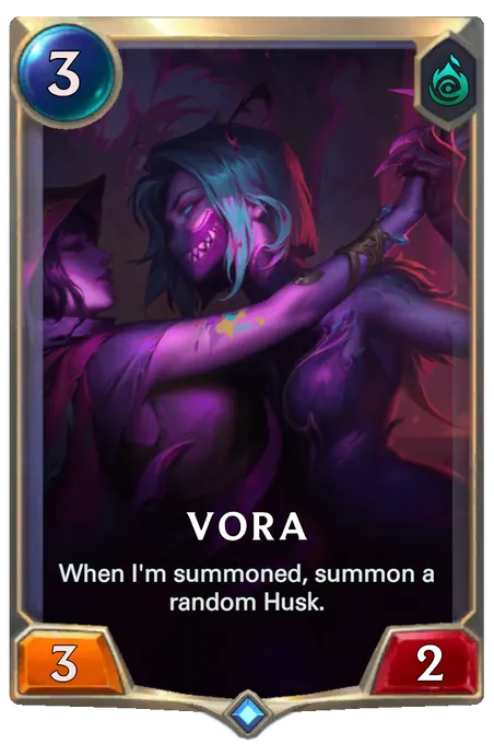 Vora. When I'm summoned, summon a random Husk.