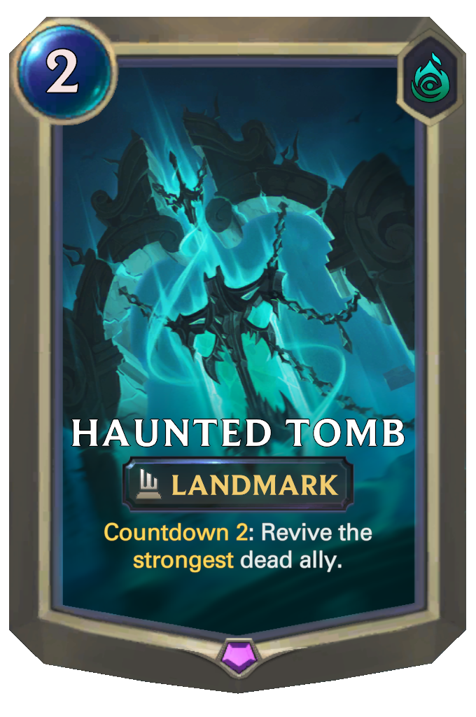 Haunted Tomb. Countdown 2: Revive the strongest dead ally.