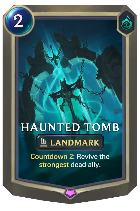 Haunted Tomb. Countdown 2: Revive the strongest dead ally.