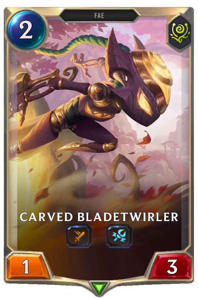 Carved Bladetwirler.