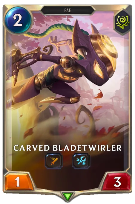 Carved Bladetwirler.