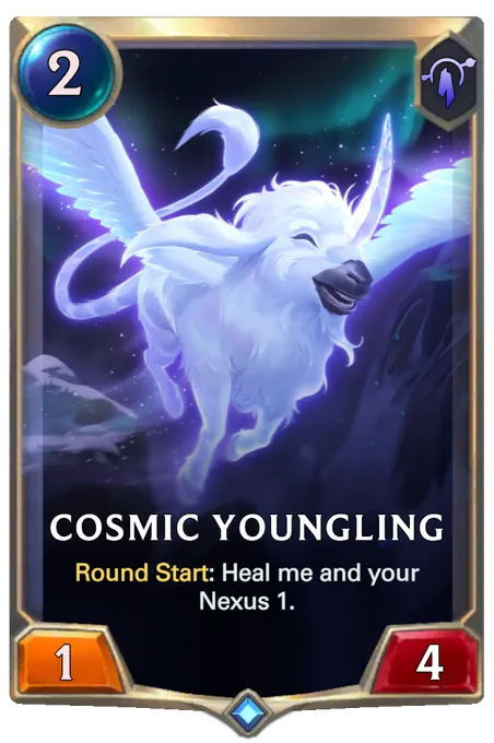 Cosmic Youngling. Round Start: Heal me and your Nexus 1.