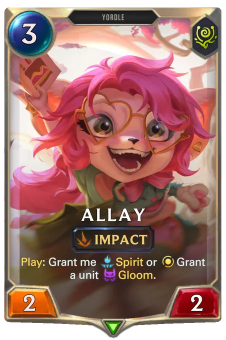 Allay. Play: Grant me Spirit or Grant a unit Gloom.