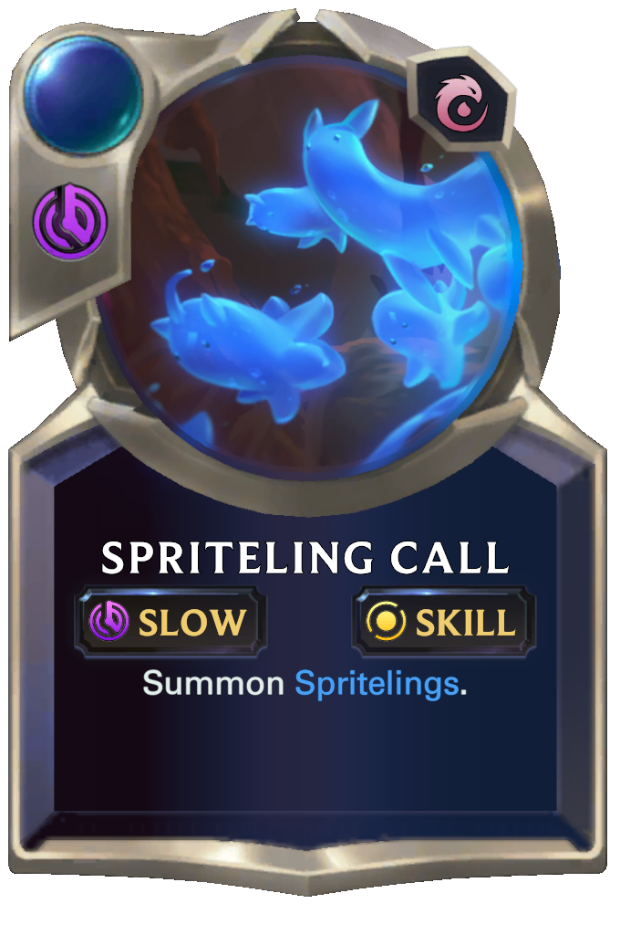 Spriteling Call. Summon Spritelings.
