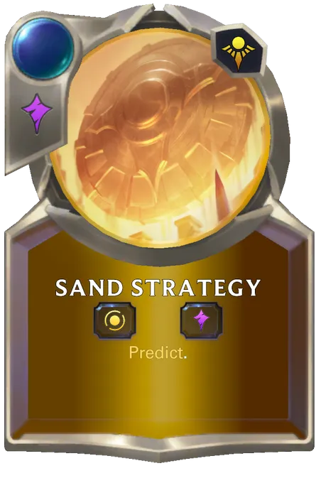Sand Strategy. Predict.